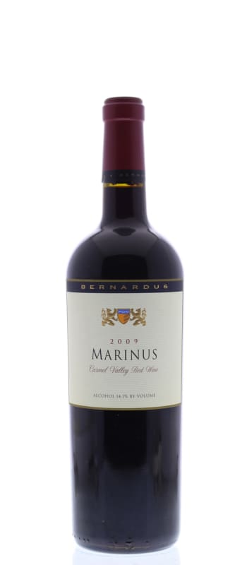Bernardus Marinus Estate 2009 Front Bottle Shot