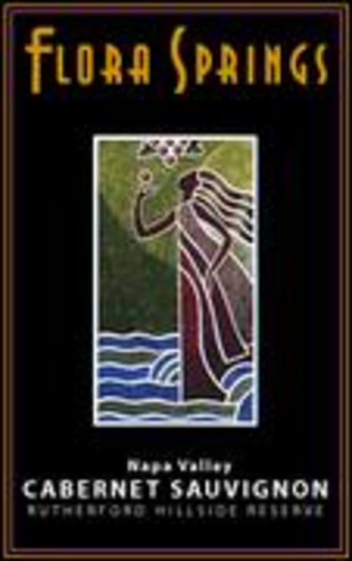 Flora Springs St. Rutherford Vineyard Cabernet Sauvignon 1996 Front Label