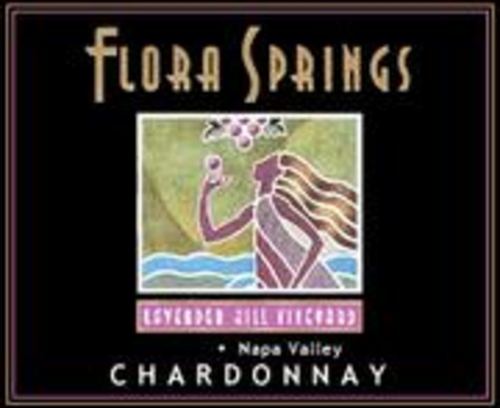 Flora Springs Lavender Hill Chardonnay 1998 Front Label