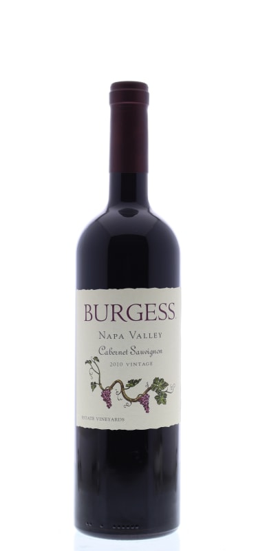 Burgess Estate Cabernet Sauvignon 2010 Front Bottle Shot
