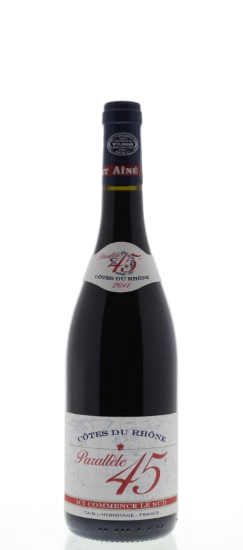 Jaboulet Cotes du Rhone Parallele 45 Rouge 2011 Front Bottle Shot