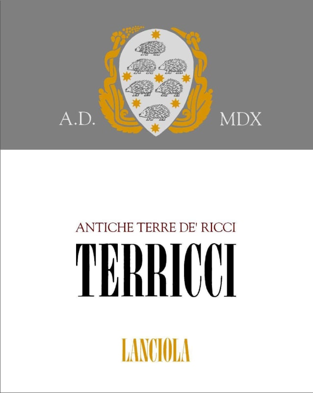Lanciola Toscana Terricci Rosso 2007 Front Label