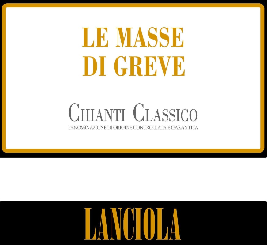 Lanciola Le Masse di Greve Chianti Classico 2012 Front Label