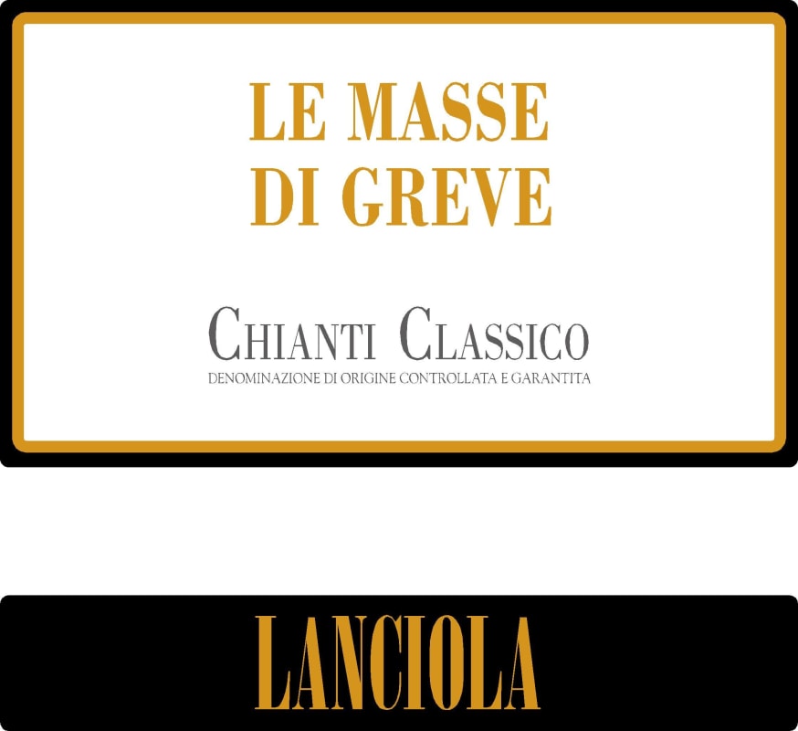 Lanciola Le Masse di Greve Chianti Classico 2007 Front Label
