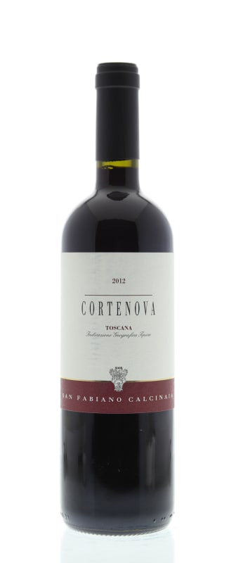 San Fabiano Calcinaia Cortenova Toscana 2012 Front Bottle Shot