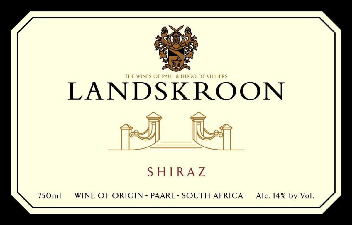 Landskroon Shiraz 2011 Front Label