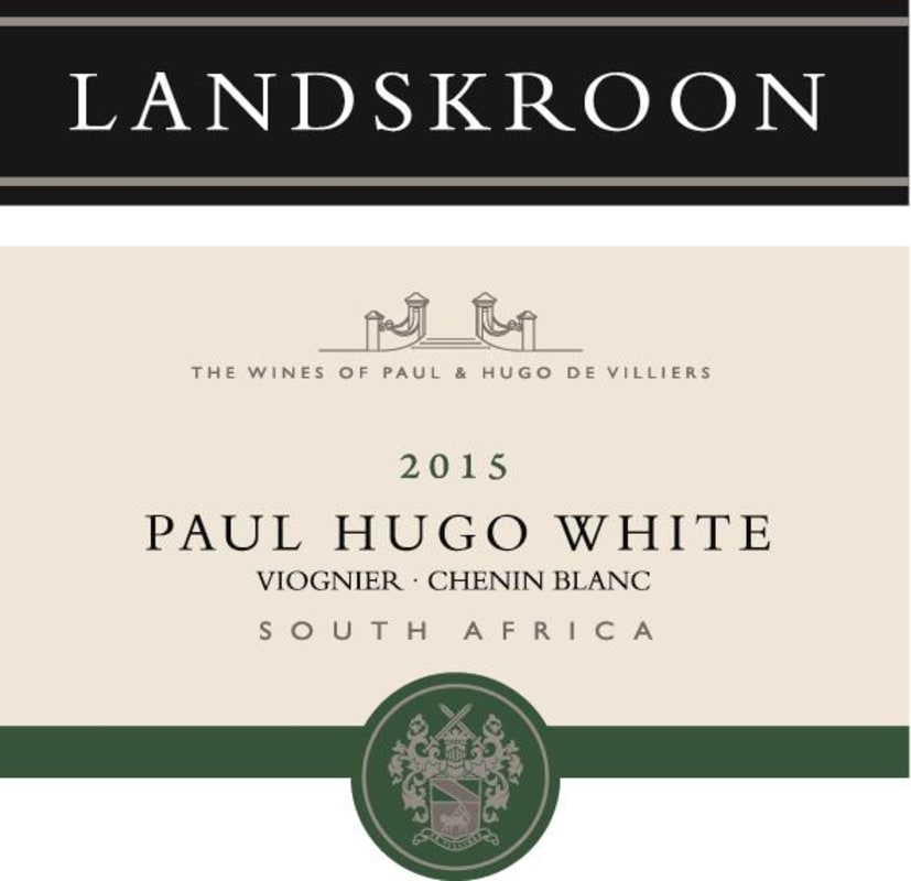 Landskroon Paul Hugo White 2015 Front Label