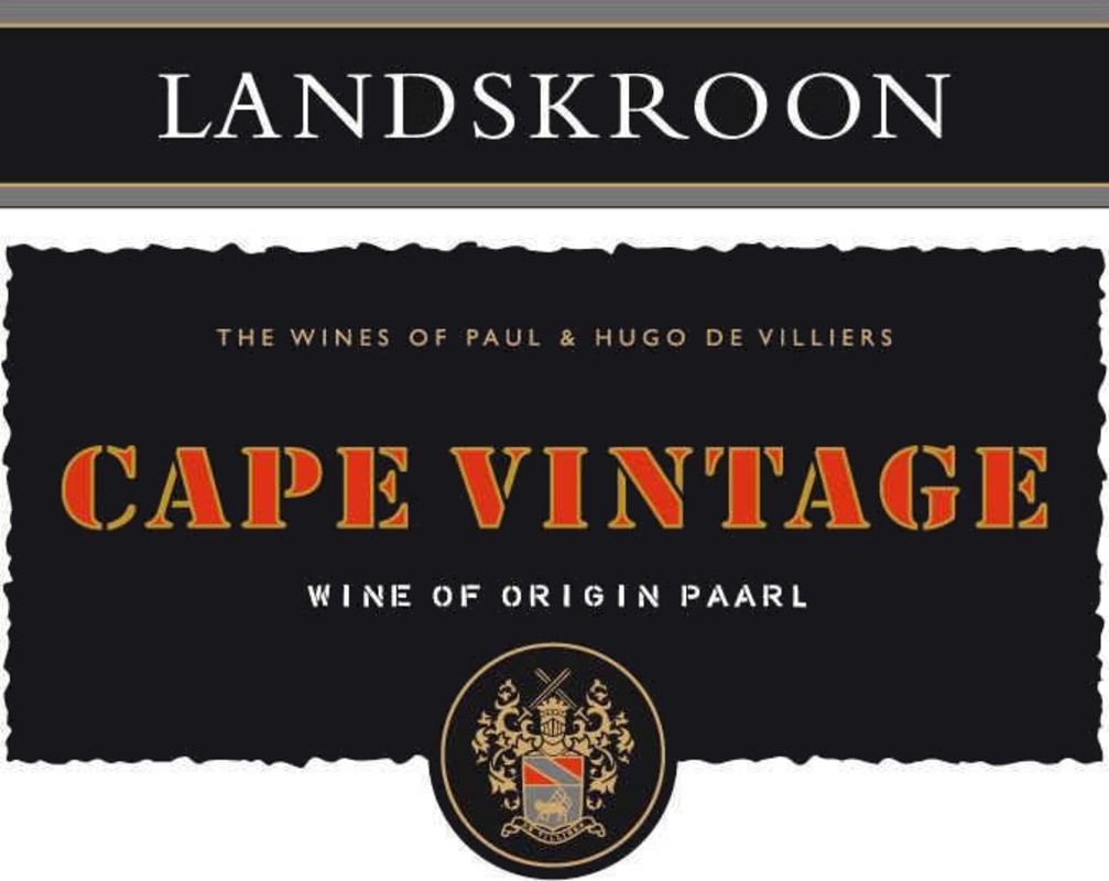 Landskroon Paul & Hugo de Villiers Cape Vintage 2010 Front Label