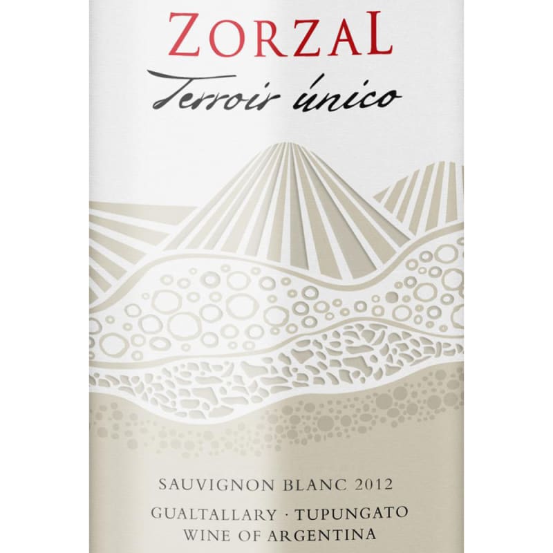 Zorzal Terroir Unico Sauvignon Blanc 2013 Front Label