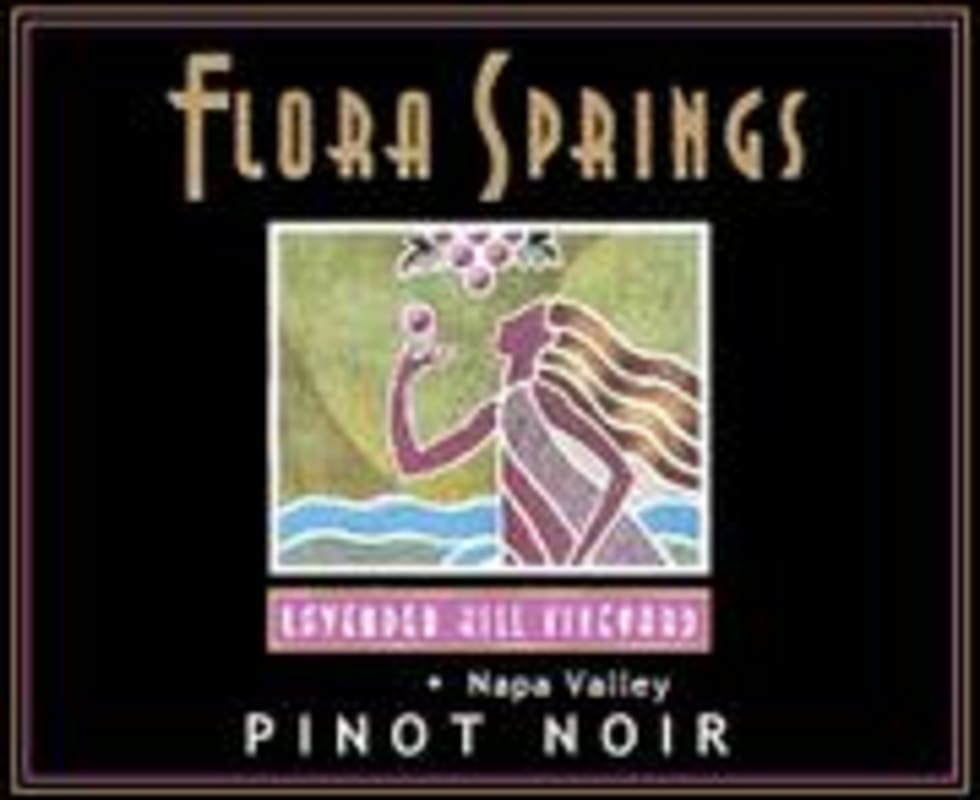 Flora Springs Lavender Hill Pinot Noir 1998 Front Label