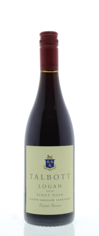 Talbott Logan Pinot Noir 2012 Front Bottle Shot