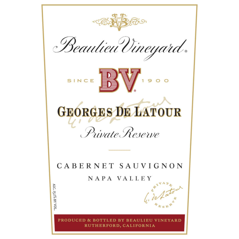 Beaulieu Vineyard Georges de Latour Private Reserve 1969 Front Label