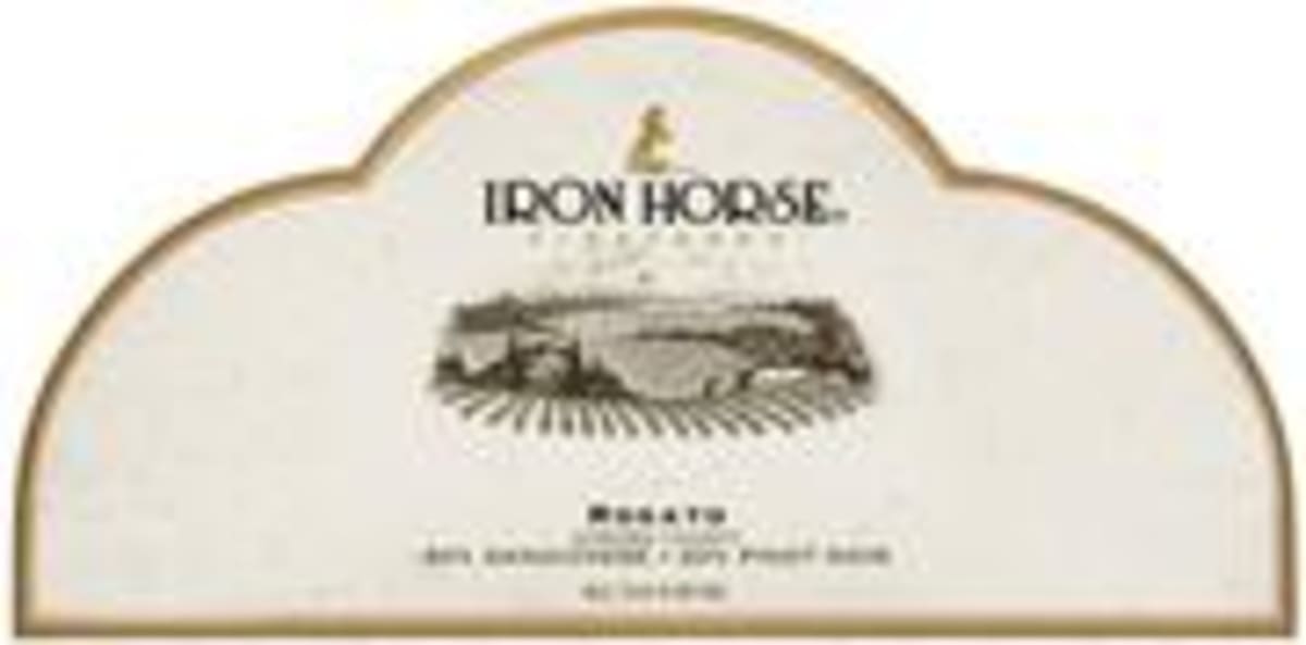 Iron Horse Rosato 1998 Front Label