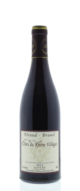 Feraud-Brunel Cotes-du-Rhone Villages 2012 Front Bottle Shot