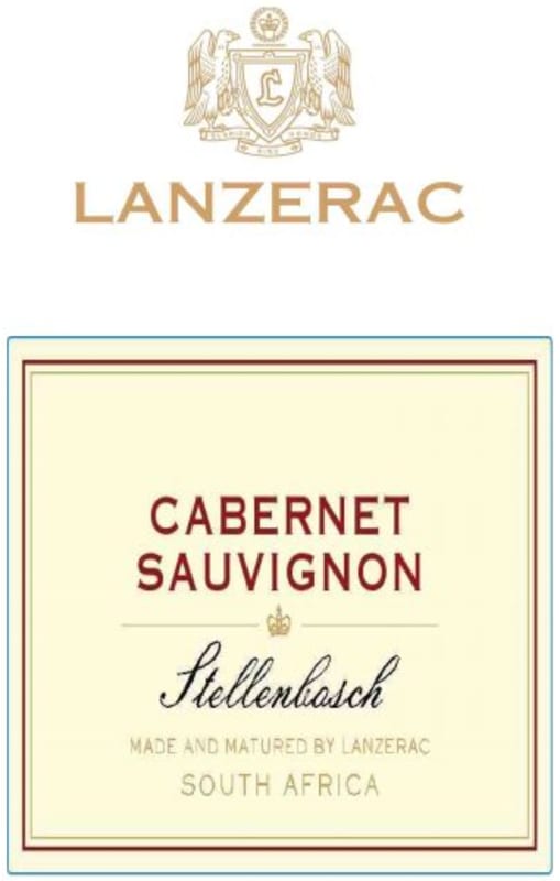 Lanzerac Cabernet Sauvignon 2009 Front Label
