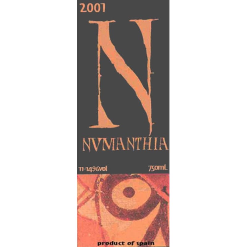 Numanthia Toro 2001 Front Label