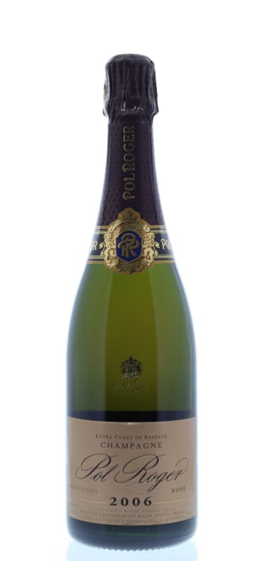 Pol Roger Brut Rose 2006 Front Bottle Shot
