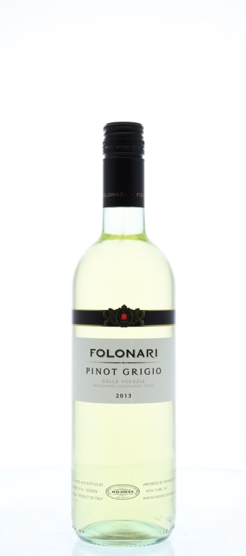 Folonari Pinot Grigio 2013 Front Bottle Shot
