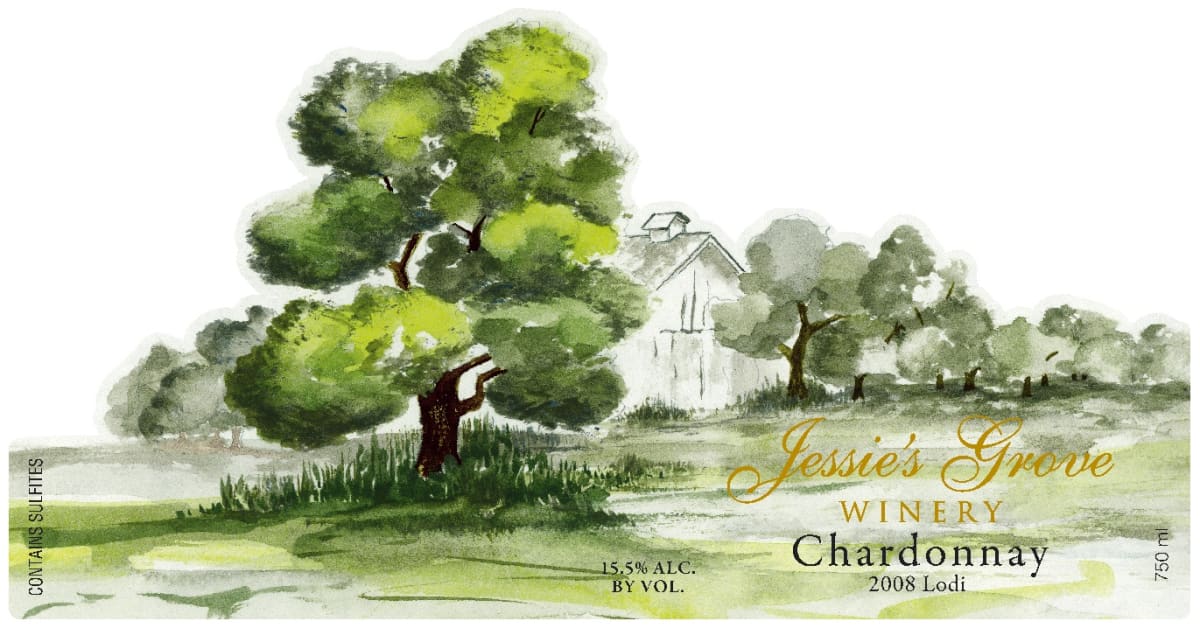 *  Chardonnay 2008 Front Label