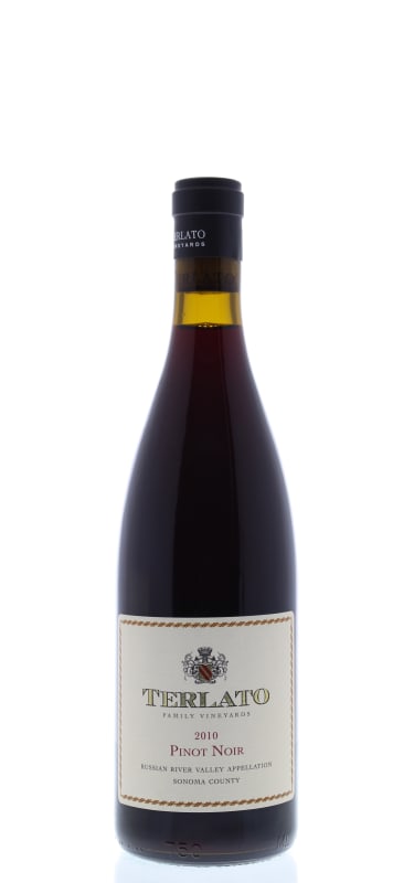 Terlato Family Vineyards Pinot Noir 2010 Front Bottle Shot