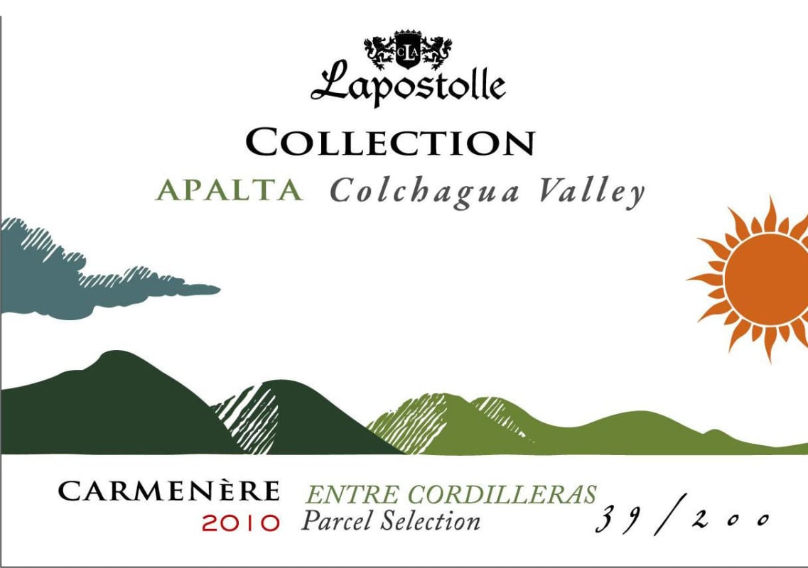 Lapostolle Apalta Collection Carmenere 2010 Front Label