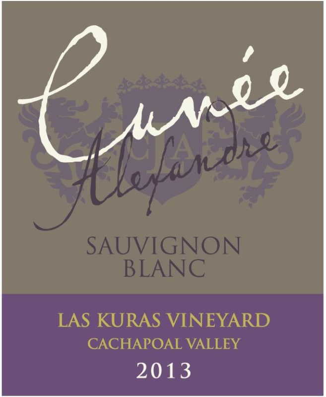Lapostolle Las Kuras Vineyard Cuvee Alexandre Sauvignon Blanc 2013 Front Label