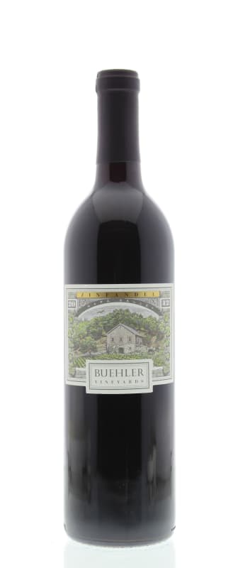 Buehler Zinfandel 2012 Front Bottle Shot
