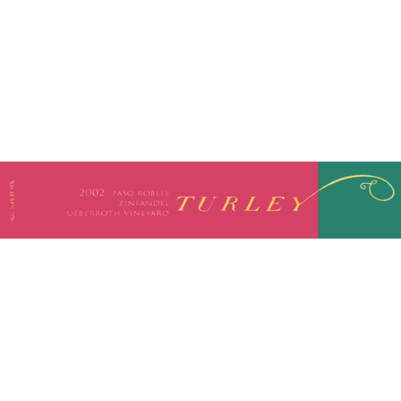 Turley Ueberroth Zinfandel 2002 Front Label