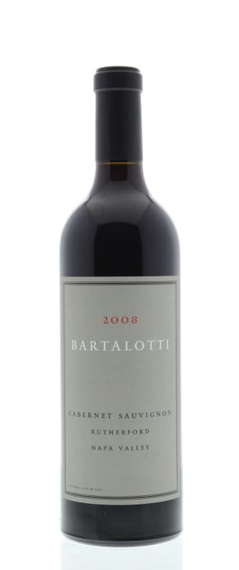 Bartalotti Rutherford Napa Valley Cabernet Sauvignon 2008 Front Bottle Shot
