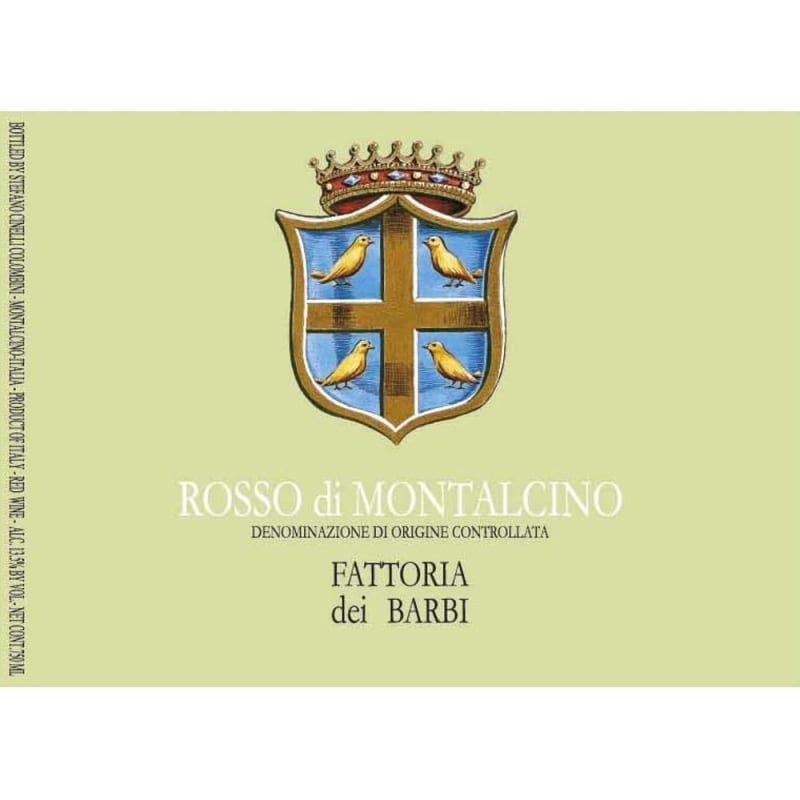 Fattoria dei Barbi Rosso di Montalcino 2009 Front Label
