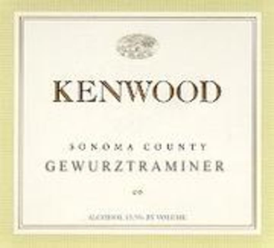 Kenwood Gewurztraminer 1998 Front Label