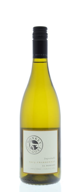 Donkey & Goat Improbable Chardonnay 2013 Front Bottle Shot