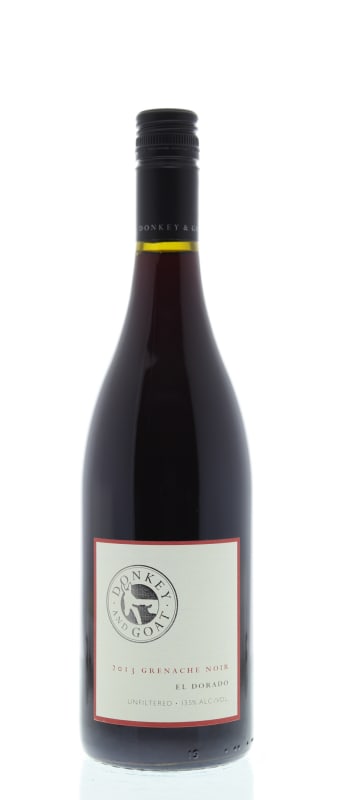 Donkey & Goat El Dorado Grenache Noir 2013 Front Bottle Shot