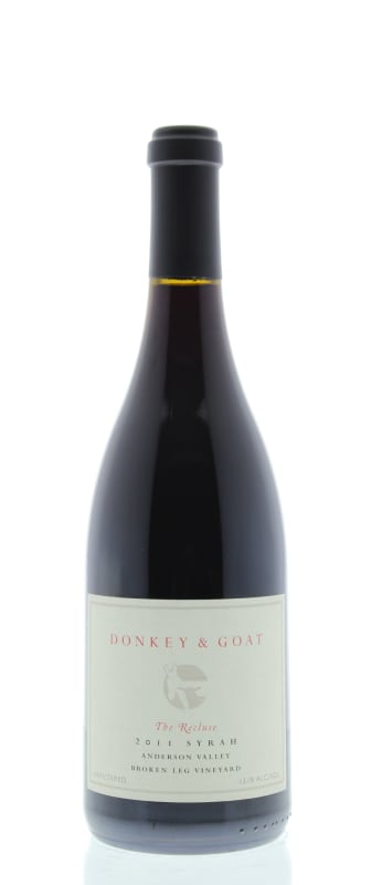 Donkey & Goat The Recluse Broken Leg Vineyard Syrah 2011 Front Bottle Shot