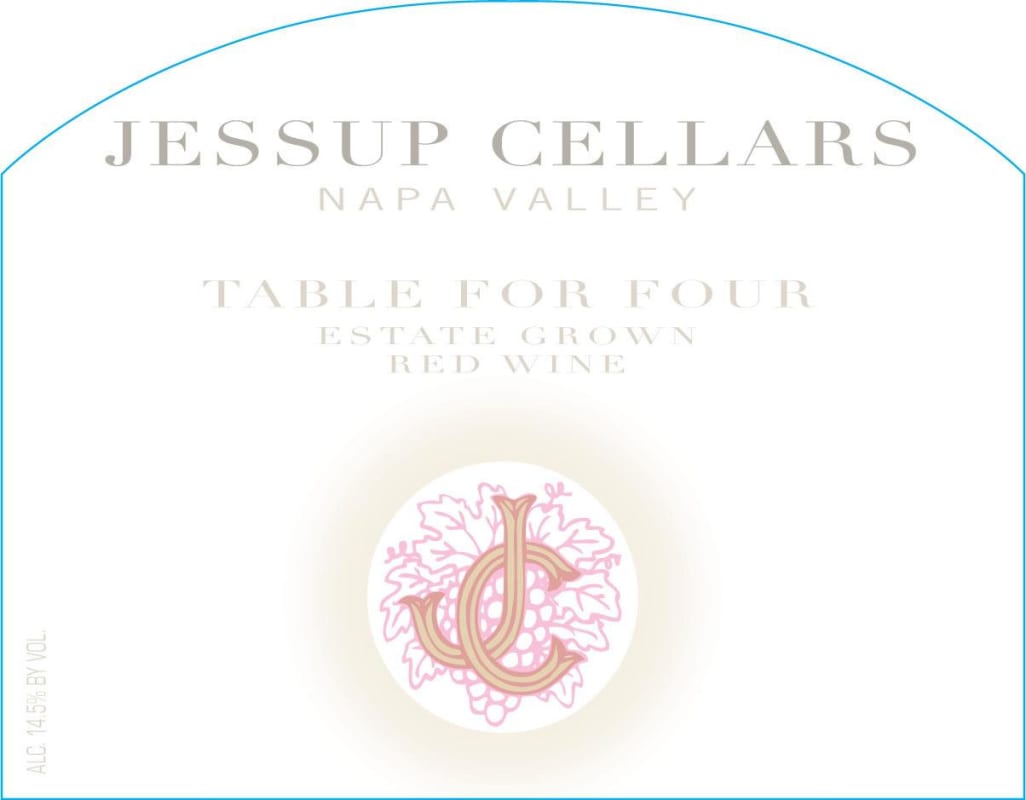 Jessup Table For Four Red 2011 Front Label