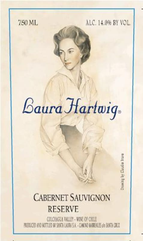 Laura Hartwig Reserve Cabernet Sauvignon 2012 Front Label