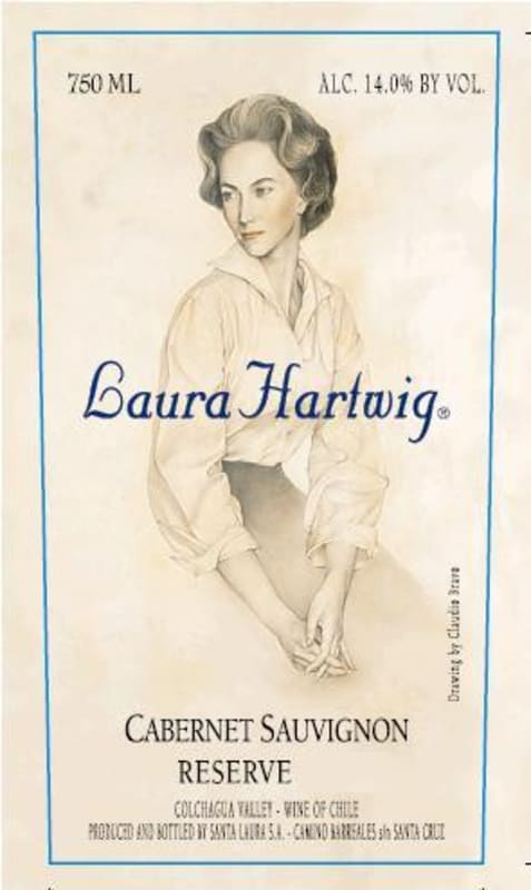 Laura Hartwig Reserve Cabernet Sauvignon 2013 Front Label