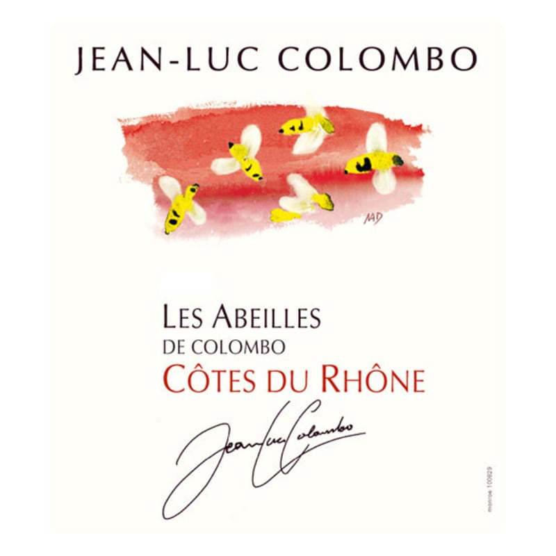 Jean-Luc Colombo Cotes du Rhone Les Abeilles 2012 Front Label