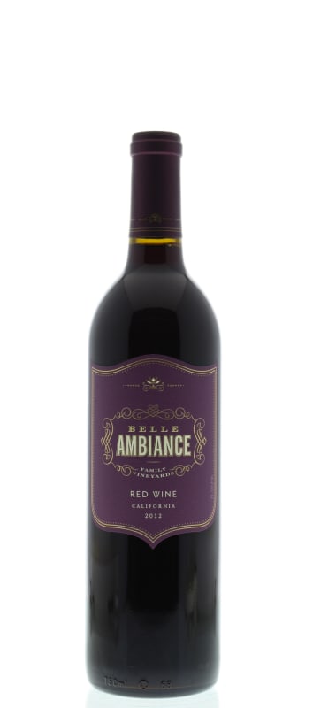 Belle Ambiance Red Wine 2012 Front Bottle Shot