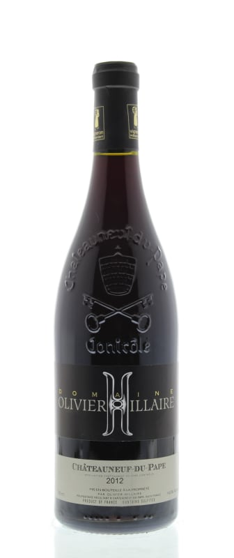 Domaine Olivier Hillaire Chateauneuf-du-Pape 2012 Front Bottle Shot