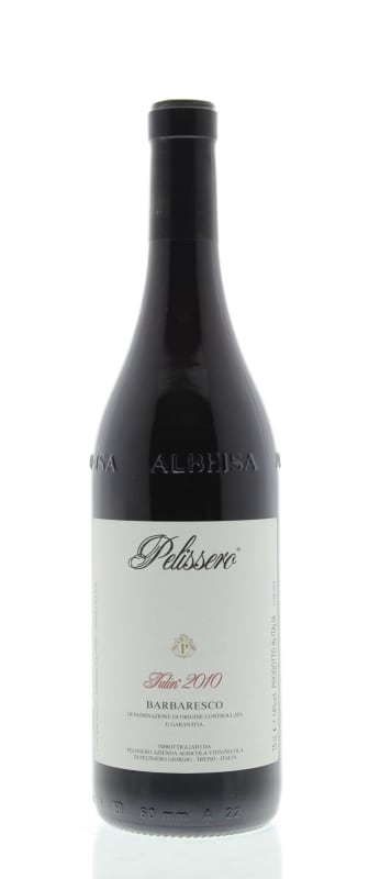 Pelissero Barbaresco Tulin 2010 Front Bottle Shot