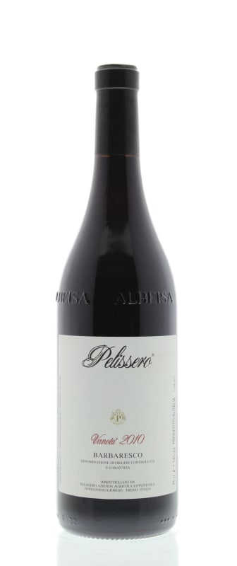 Pelissero Barbaresco Vanotu 2010 Front Bottle Shot
