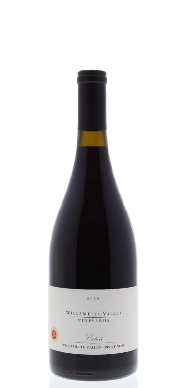 Willamette Valley Vineyards Estate Pinot Noir 2012 Front Bottle Shot