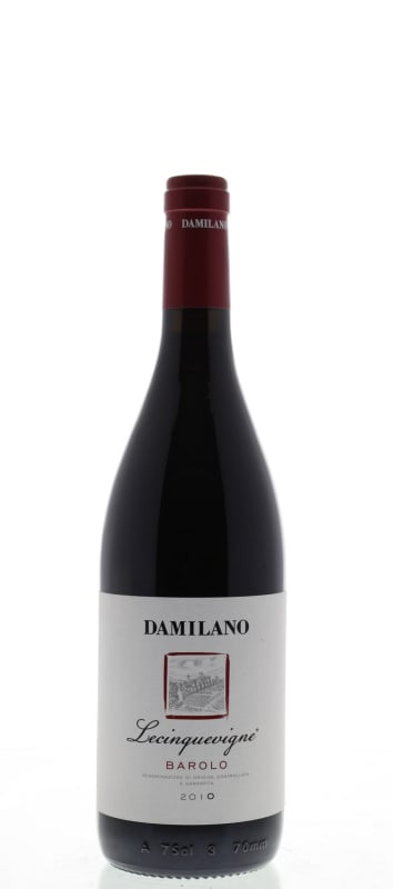 Damilano Barolo Lecinquevigne 2010 Front Bottle Shot