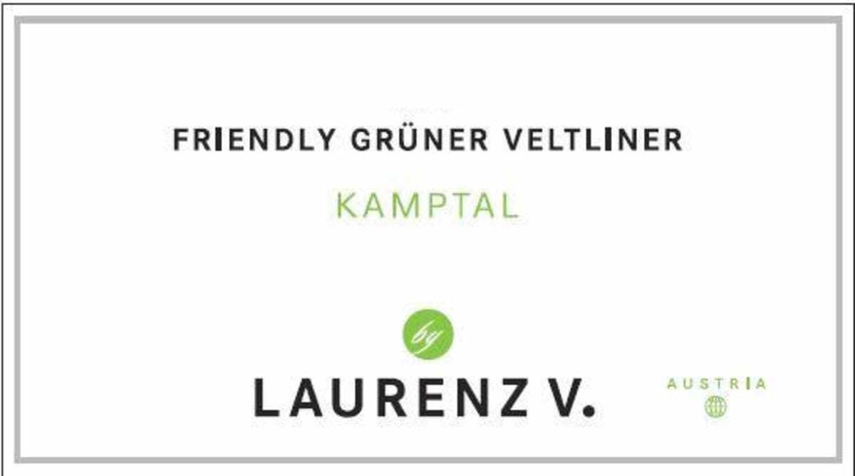 Laurenz V Friendly Gruner Veltliner 2014 Front Label