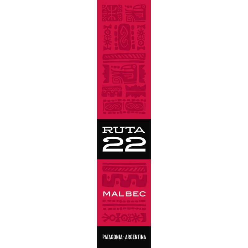 Ruta 22 Malbec 2013 Front Label