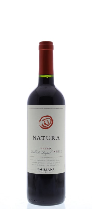 Natura Malbec 2012 Front Bottle Shot