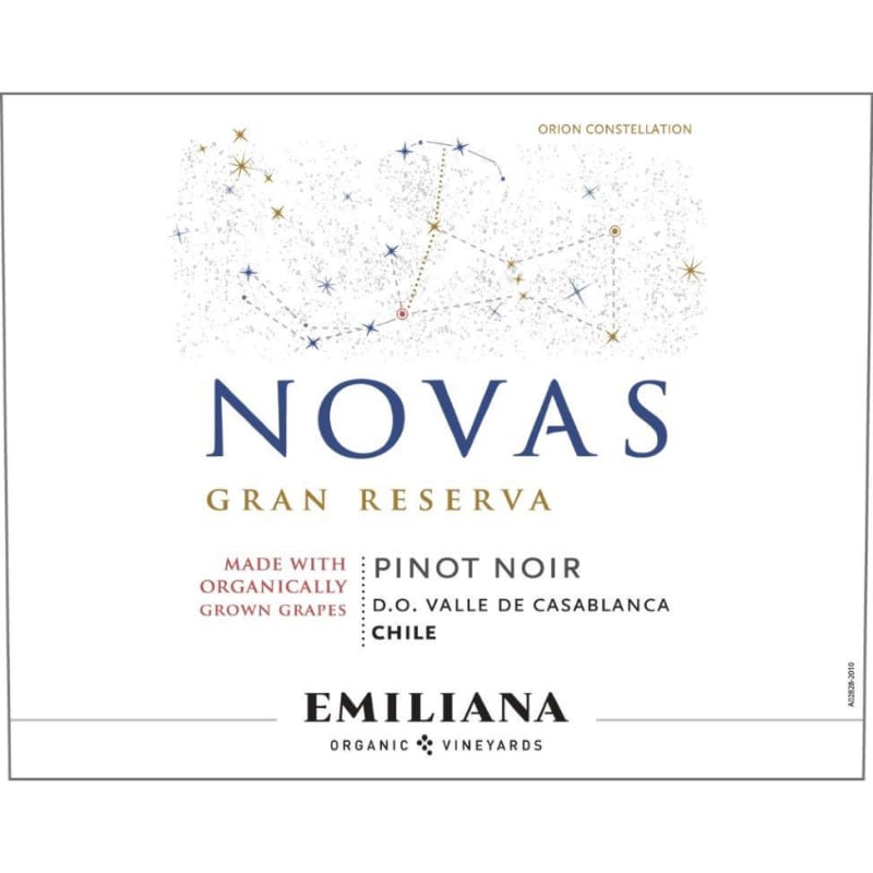 Novas Gran Reserva Pinot Noir 2011 Front Label