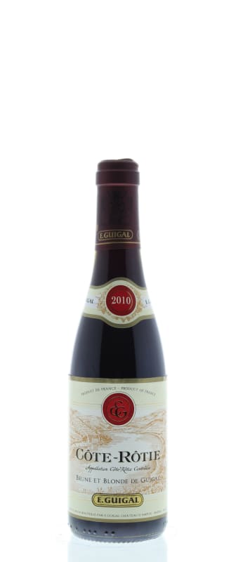 E. Guigal Cote Rotie Brune et Blonde (375ML half-bottle) 2010 Front Bottle Shot