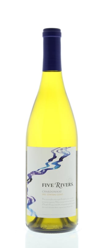 Five Rivers Chardonnay 2011 Front Bottle Shot